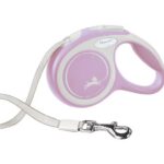 Lesa Flexi New Comfort, Retractabila, cu Banda, marimea XS, 3m/12kg, Roz