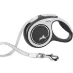 Lesa Flexi New Comfort, Retractabila, cu Banda, marimea XS, 3m/12kg, Negru