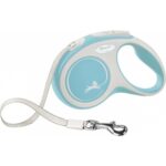Lesa Flexi New Comfort, Retractabila, cu Banda, marimea S, 5m/15kg, Bleu