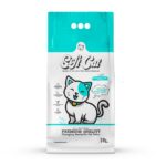 Asternut Igienic alb Pentru Pisici SOFTCAT, 10L, cu aroma Sapun de Marsilia