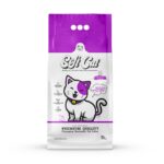 Asternut Igienic Alb Pentru Pisici SOFTCAT, 5L, aroma de Lavanda