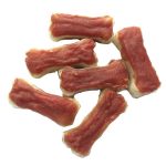 Set Recompense pentru Caini, Os presat din piele invelit din carne de rata, 40 buc