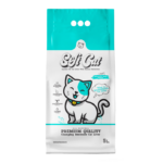 Asternut Igienic Alb Pentru Pisici, SOFTCAT, 5L, cu aroma Sapun de Marsilia