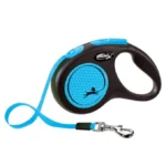 Lesa Flexi New Classic Neon, cu Banda, marimea S/5 m, Albastru