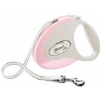 Lesa Flexi Style cu Banda, Retractabila, marimea S, 3 m/12 kg, Roz