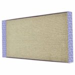 Zgarietor din carton pentru pisici, model tabla dubla, 45.38x24.76x3.81 cm, Mov