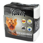 Set 50 covorase absorbante igienice pentru caini Kotix, cu carbon, 60 x 90 cm