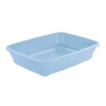 Litiera pentru pisici MPB Birba Mini, 30x31x9h cm, Bleu