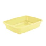 Litiera pentru pisici MPB Birba Mini, 30x31x9h cm, Galben