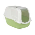 Litiera acoperita pentru pisici MPB Romeo, 57x39x41h cm, Verde