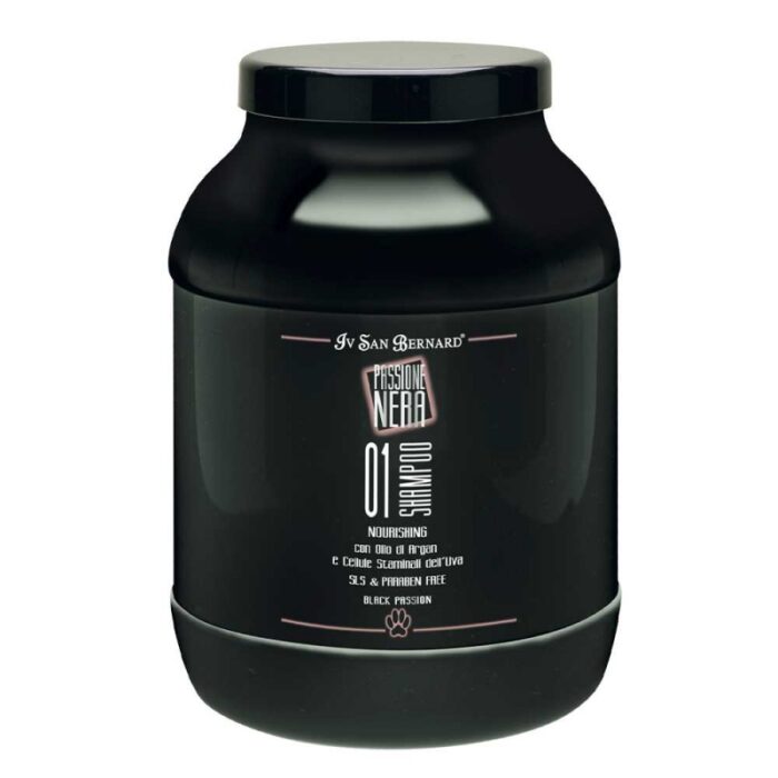 Sampon Iv San Bernard Black Passion 01, pentru caini si pisici, 3l - imagine 1