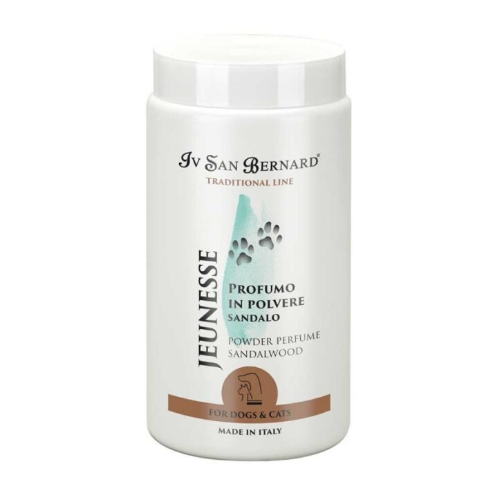 Pudra parfumata Iv San Bernard Jeunesse, pentru caini si pisici, 80g - imagine 1