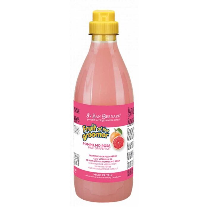 Sampon Iv San Bernard Pink Grapefruit, pentru caini si pisici, 1l - imagine 1