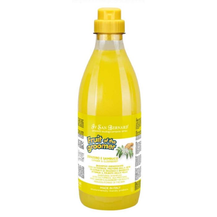 Sampon Iv San Bernard cu Ghimbir si Soc, pentru caini si pisici, 1l - imagine 1