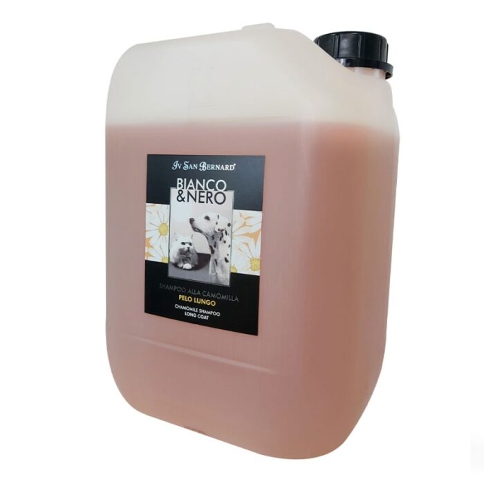 Sampon universal cu musetel Iv San Bernard Bianco E Nero, pentru caini si pisici, 10l - imagine 1