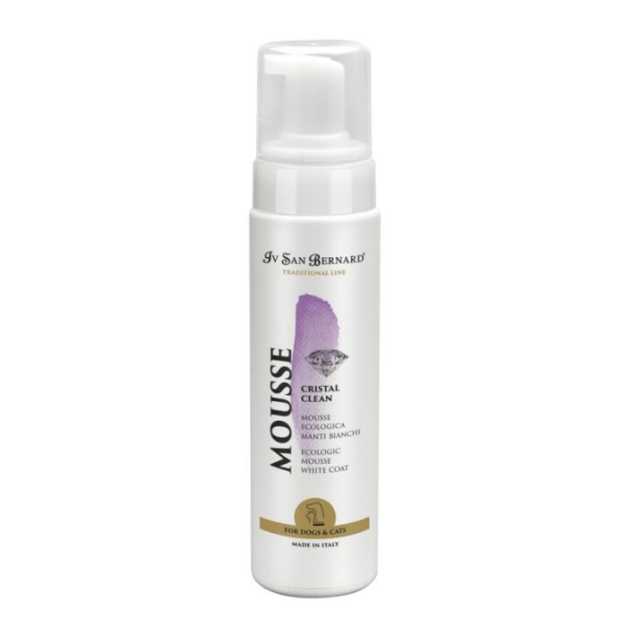 Mousse Iv San Bernard Cristal Clean, pentru caini si pisici, 200ml - imagine 1