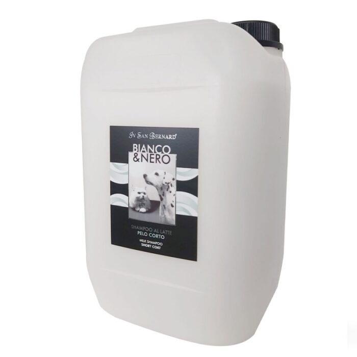 Sampon universal Iv San Bernard Bianco E Nero Milk, pentru caini si pisici, 10l - imagine 1