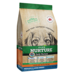 Hrana pentru caini de talie medie si mare Pure Nurture, cu orz si miel, 12.5kg