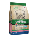 Hrana pentru pisici adulte Pure Nurture, cu orz si somon, 1.5kg