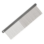 Pieptene metalic pentru grooming Iv San Bernard, 65 dinti lungi