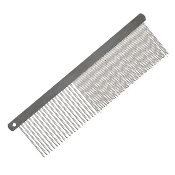 HY22-43L Pieptene metalic pentru grooming Iv San Bernard, 65 dinti lungi - imagine 1