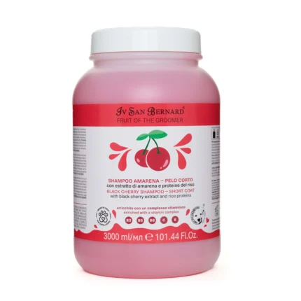Sampon Iv San Bernard Black Cherry NEW, pentru caini si pisici, 3l