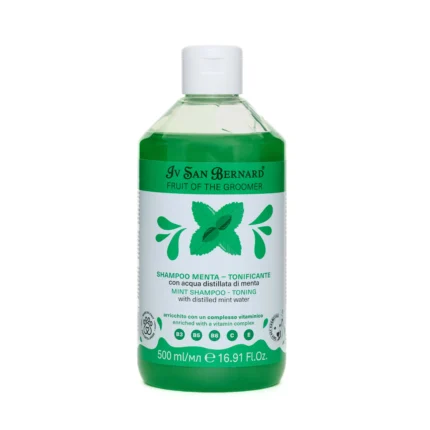 Sampon Iv San Bernard Menta NEW, pentru caini si pisici, 500ml