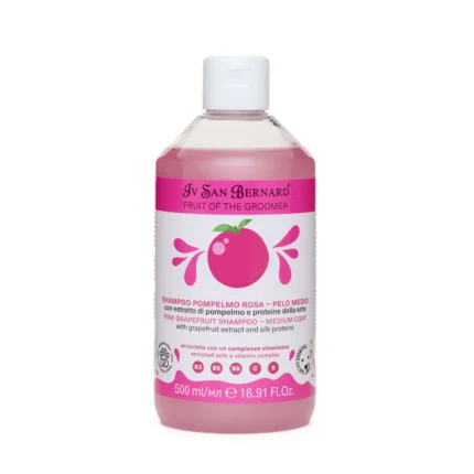 Sampon Iv San Bernard Pink Grapefruit NEW, pentru caini si pisici, 500ml