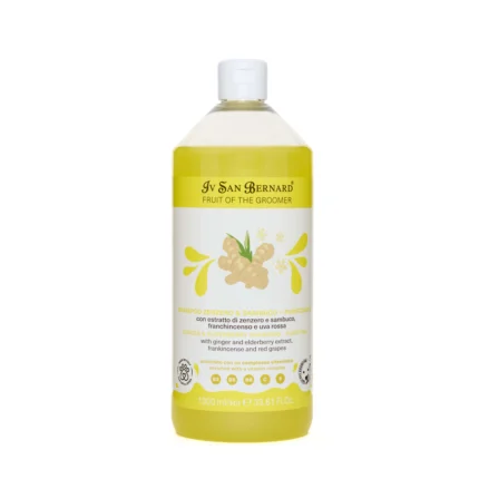 Sampon Iv San Bernard cu Ghimbir si Soc NEW, pentru caini si pisici, 1l
