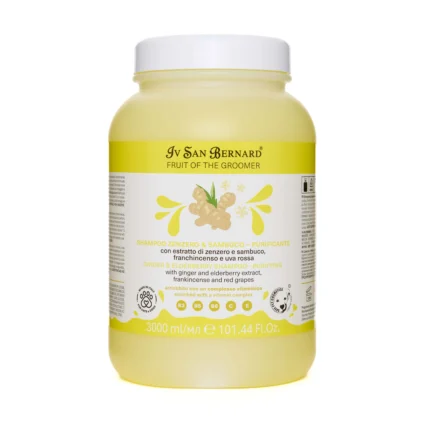 Sampon Iv San Bernard cu Ghimbir si Soc NEW, pentru caini si pisici, 3l