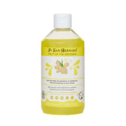 Sampon Iv San Bernard cu Ghimbir si Soc NEW, pentru caini si pisici, 500ml