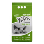 Asternut igienic pentru pisici Kotix, 5l, aroma Aloe Vera