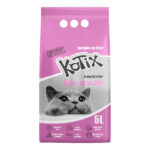 Asternut igienic pentru pisici Kotix, 5l, aroma Pudra de Talc