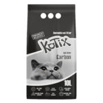 Asternut igienic pentru pisici Kotix, 10l, aroma Carbune Activ