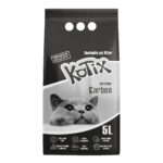 Asternut igienic pentru pisici Kotix, 5l, aroma Carbune Activ