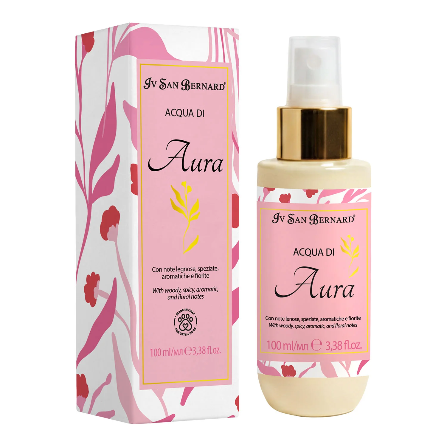 IV-SAN-BERNARD-AURA-PERFUME-100-ML-R02ACQPROAUR100 Parfum pentru caini si pisici Acqua di Aura Iv San Bernard, 100ml - imagine 1